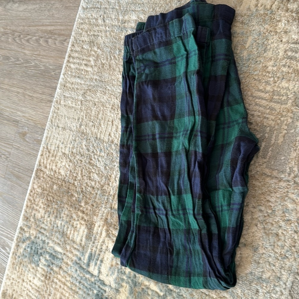 Green and blue old navy pj pants